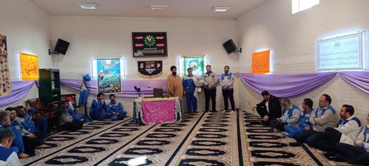 برگزاری مراسم جشن اعیاد شعبانیه و تجلیل از جانباز دفاع مقدس در شركت فولاد امیركبیر كاشان